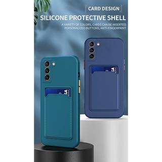 เคสซิลิโคน พร้อมช่องใส่บัตร หรูหรา สําหรับ Oppo Reno 7z 5G Reno 7 5G Realme C35 Realme 9i Realme 9 Pro Plus