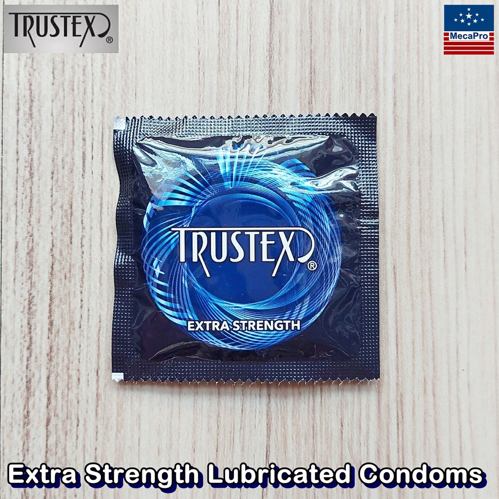 Trustex® Extra Strength Lubricated Condoms 5, 10 หรือ Or 20 Pieces