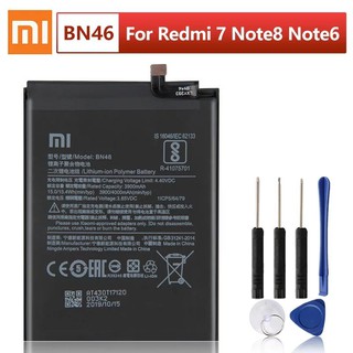 XIAOMI Replacementแบตเตอรี่BN46 สำหรับXiaomi​ Redmi7 Redmiหมายเหตุ 6 Note6 Redmiหมายเหตุ 8 Redmiหมายเหตุ 8T 4000MAh