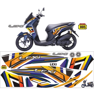 Yamaha LEXI 125. สติกเกอร์ติดรถจักรยานยนต์