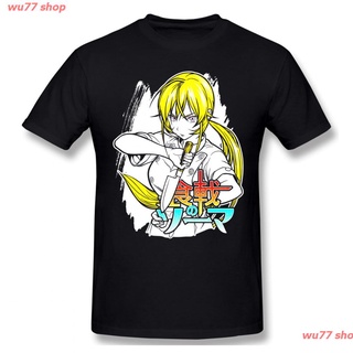 เสื้อยืดโอเวอร์ไซส์wu77 shop New Men Clothing Food Wars Shokugeki No Soma T-Shirt Food Warrior Essential Fashion Short S