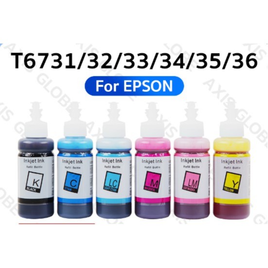 T673 Epson 673  ชุด 6สี หมึกเติมเทียบเท่า**ออกใบกำกับภาษีได้ค่ะ**