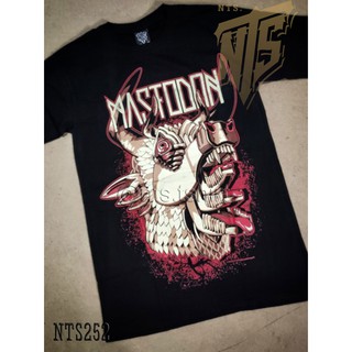 เสื้อยืดสวยๆNTS​ 252 Mastodon เสื้อยืด เสื้อวง สกรีนลายอย่างดี Silk Screen ผ้าหนานุ่ม ไม่หดไม่ย้วย มาตราฐาน NTS แบรนด์ S