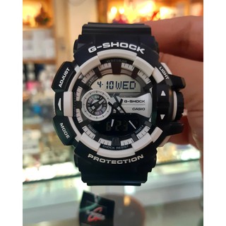 G shock แท้ GA-400-1ADR นาฬิกาข้อมือผู้ชาย นาฬิกาคาสิโอ้