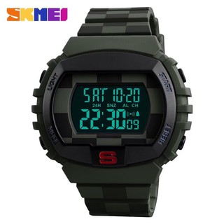 นาฬิกาข้อมือผู้ชายกันน้ำได้แบรนด์ SKMEI รุ่น1304 สินค้าจัดส่งพร้อมกล่องเล็กตี แบรนด์ งานแท้ 100%ทำงานในระบบดิจิตอล