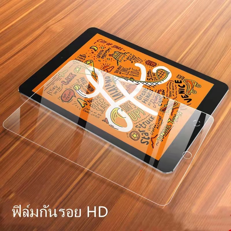 ฟิล์มกระจกนิรภัย แบบใส เต็มจอ For i--P-ad 10.2 Gen9/8/7/6/5 i--p-ad mini1-5  Air4 /3/2/1 ฟิล์มป้องกัน gen10 Air 11 2024
