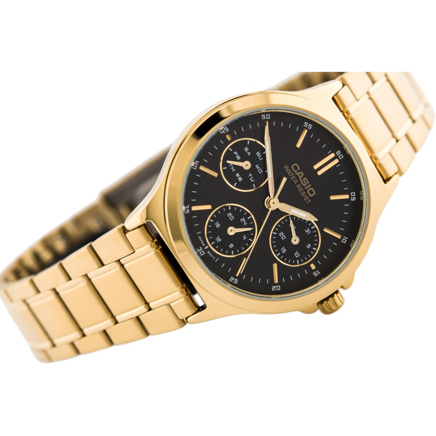 casio ของแท้ประกันศูนย์ นาฬิกาคาสิโอ ผู้หญิง รุ่น LTP-V300D LTP-V300G / SMILEYTIME ขายแต่ของแท้ ประกันศูนย์cmg/c-thong