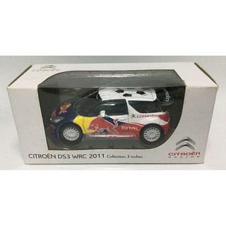 รถเหล็ก Norev Citroen ds3 wrc กระทิง หลังคาอิตาลี