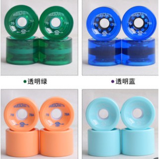 70 * 51mm surf skateboard wheel professional skateboard, road wheel, street brush, step by step, double warped big and small fish board wheel