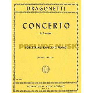 (โค้ดINCSM2Lลด70฿) (Strings and Piano) Dragonetti, D: Concerto A major (IMC2098)