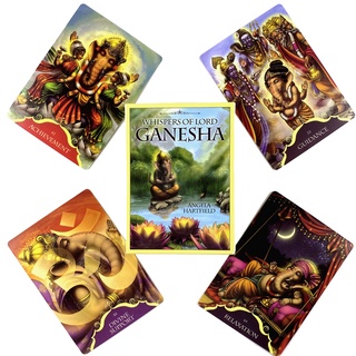 หนังสือไพ่ทาโรต์ Ganesha Oracle Cards Fortune-telling Prophecy พร้อมคู่มือ PDF