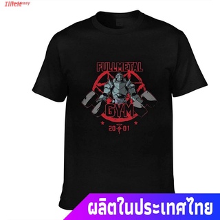 เสื้อยืดยอดนิยม Tee.easy ผู้ชายและผู้หญิง Fullmetal Alchemist Mens Round Neck T-Shirt Unisex Comfortable Short Sleeve S