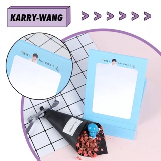 (พร้อมส่ง) กระจกพับพกพา-ตั้งโต๊ะได้‬ ‪ลาย หวังจวิ้นข่าย ‬