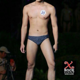 กางเกงว่ายน้ำชาย Swimwear พิมพ์ลาย size F เอว 29-35นิ้ว