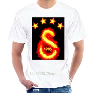 ผ้าฝ้ายคอกลมเสื้อยืดผ้าฝ้าย 100% พิมพ์ลายฟุตบอล Galatasaray Super League โอเวอร์ไซซ์ สําหรับผู้ชายfrom S-4XL