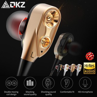 Qkz CK8 หูฟังอินเอียร์ HiFi เสียงเบสพิเศษ สําหรับเล่นกีฬา