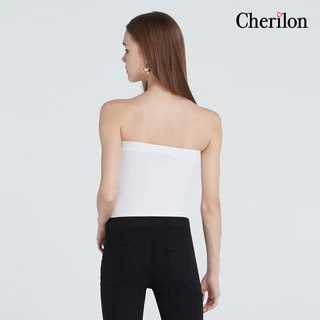 Cherilon เชอรีล่อน เกาะอก ตัวยาว ไม่มีบรา เสื้อยืด กันโป๊ นุ่มสบาย ไร้ตะเข็บข้าง กระชับ ไม่หลุด NIB-VTTLB