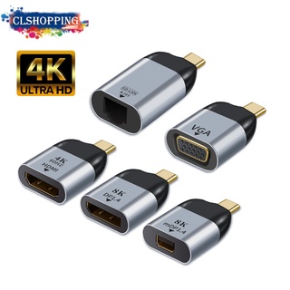 อะแดปเตอร์ Usb C เป็น Hdmi Usb Type C Hdmi 4K แปลงสายเคเบิ้ลสําหรับ Samsung S10/S9 Huawei P30 สําหรับ Ipad Pro 2018 Type C To Dp