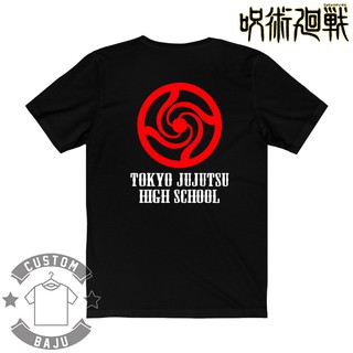 คอตต้อนคอกลมเสื้อยืด พิมพ์ลายอนิเมะมหาเวทย์ผนึกมาร Jujutsu Kaisen 261S-5XL