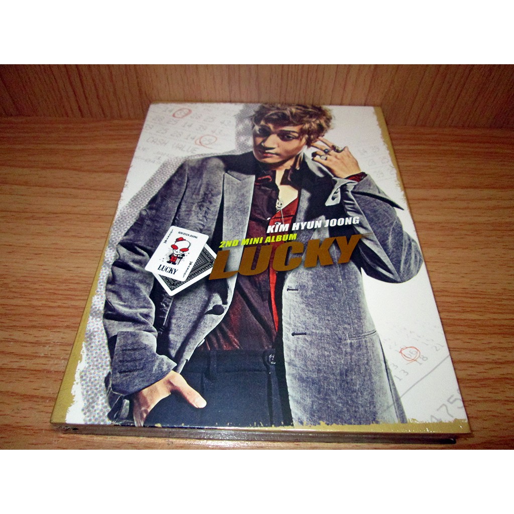 Kim Hyun Joong (SS501) 2nd Mini Album Lucky (CD) ของแท้จากเกาหลี Official Goods KPOP