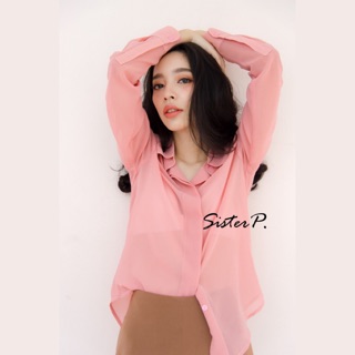 JAPANESE CHIFFON SHIRT | PINK PASTEL