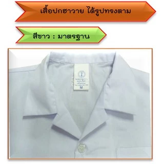 เสื้อนักเรียนอนุบาล ปกฮาวาย-เอวจั้ม (ล้างสต๊อก) ชุดนักเรียนชาย