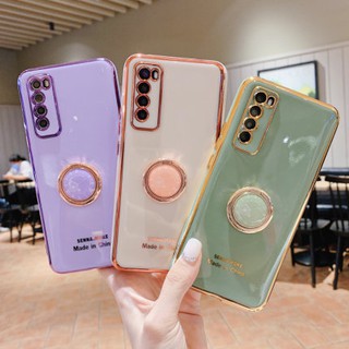 เคส-Ring Holder For OPPO A77 A57 A96 A16K Reno 7Z A76 A16 A95 Reno 6Z A54 A94 A74 A15 A93 Reno 5 Reno 4 A53 A31 A12 A73 A92 A52 F7 A91 A5 2020 Reno 2f F11 pro A7 A73 Reno 2 A3S F9 F7 F5 A5S A9 2020