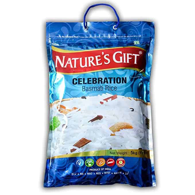 พร้อมส่ง！！ Nature's gift celebration basmati rice  5kg