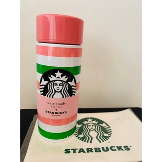 พร้อมส่งที่ไทย! Starbucks Kate Spade Stripe WB 12 oz. ของแท้ 100%