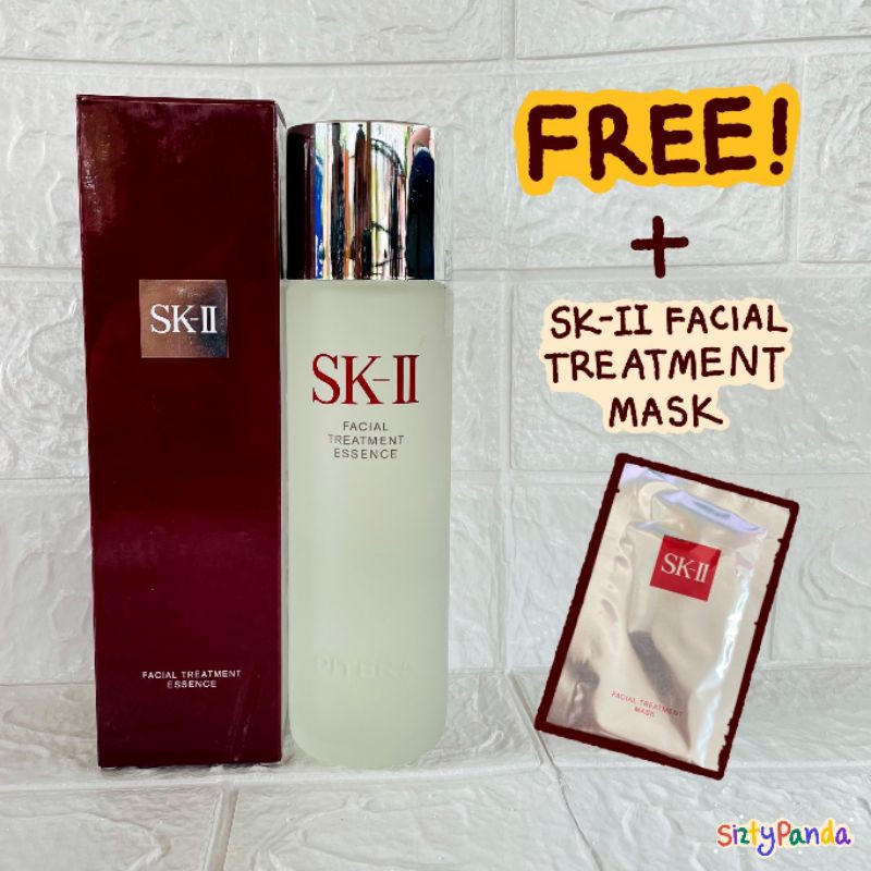 💥แบรนด์แท้💯💥 SK-ll,SK2 Facial Treatment Essence 230ml Skincare Pitera Water (แถมฟรี SK2 Mask 1ชิ้น)