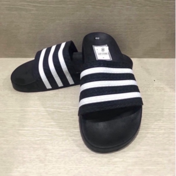คุณภาพสูง MENS SLIPPERS ADIDAS 3 HORIZONTAL STRIPES CAREFULLY H2T STORE