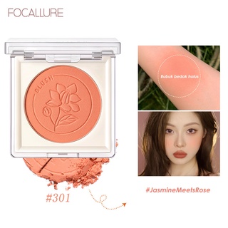 Focallure Natural #JasmineMeetsRose Blush---เม็ดสีสูง นุ่มและเรียบเนียน