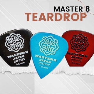 ปิ๊ก Master 8 Teardrop infinix ปิ๊กกีต้าร์ master 8