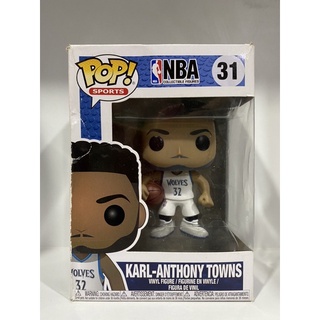 Funko Pop NBA Karl Anthony Towns 31 Damage Box