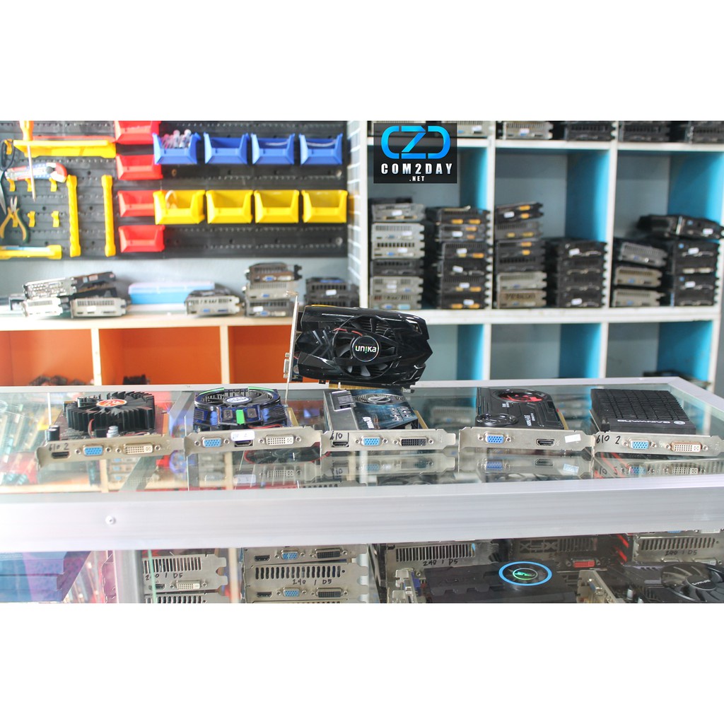 การ์ดจอ  GT610 1GB/2GB DDR3 ไม่ต่อไฟเพิ่ม ส่งเร็ว คละรุ่น