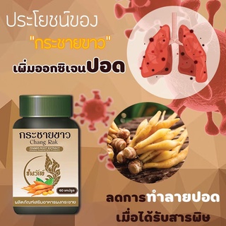 กระชายขาวออร์แกนิค 60 แคปซูล สกัดเข้มข้น กระชายขาวล้วน 500mg มี อย.ปลอดภัย รับรองของแท้ พร้อมส่ง!!!