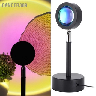 Cancer309 โคมไฟโปรเจคเตอร์ Led รูปพระอาทิตย์ตก ชาร์จ Usb สําหรับตกแต่งบ้าน ร้านอาหาร บาร์