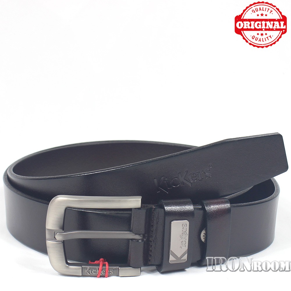 KicKers เข็มขัดหนังลําลองผู้ชาย KICB86400真皮男士带