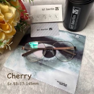 กรอบแว่น ic berlin cherry ทรง round  aviator