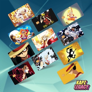 Kapzlegacy สติกเกอร์การ์ดธนาคาร ลายการ์ตูนอนิเมะ One Piece ATM Touch n Go Skin Debit Credit TnG