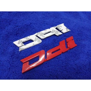 B.S.D โลโก้ Ddi สีแดง 2.2×11.5cm