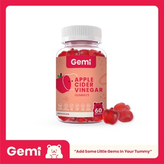 Gemi เจมมี่ แอปเปิ้ลไซเดอร์วิเนการ์กัมมี่ / Gemi Apple Cider Vinegar Gummy (ACV) / GemiGummi