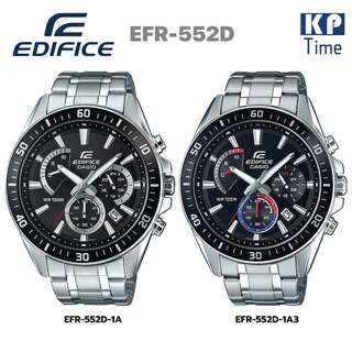 Casio Edifice นาฬิกาข้อมือผู้ชาย สายสแตนเลส รุ่น EFR-552D ของแท้ประกันศูนย์ CMG