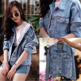 -New!! Zipper Jeans Jacket แจ๊คเก็ตรุ่นใหม่