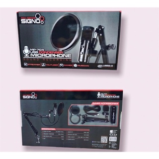 USB Microphone Condenser SIGNO (MP-704) Black