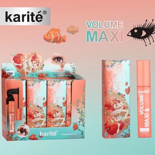 มาสคาร่า no-56773-47ติดทน 24 ชั่วโมงกันน้ำ karite volume maxi ไม่หลุดร่วงง่าย ไม่เลอะ ไม่เปื้อนบางเป็นธรรมชาตินุ่ม 11ml