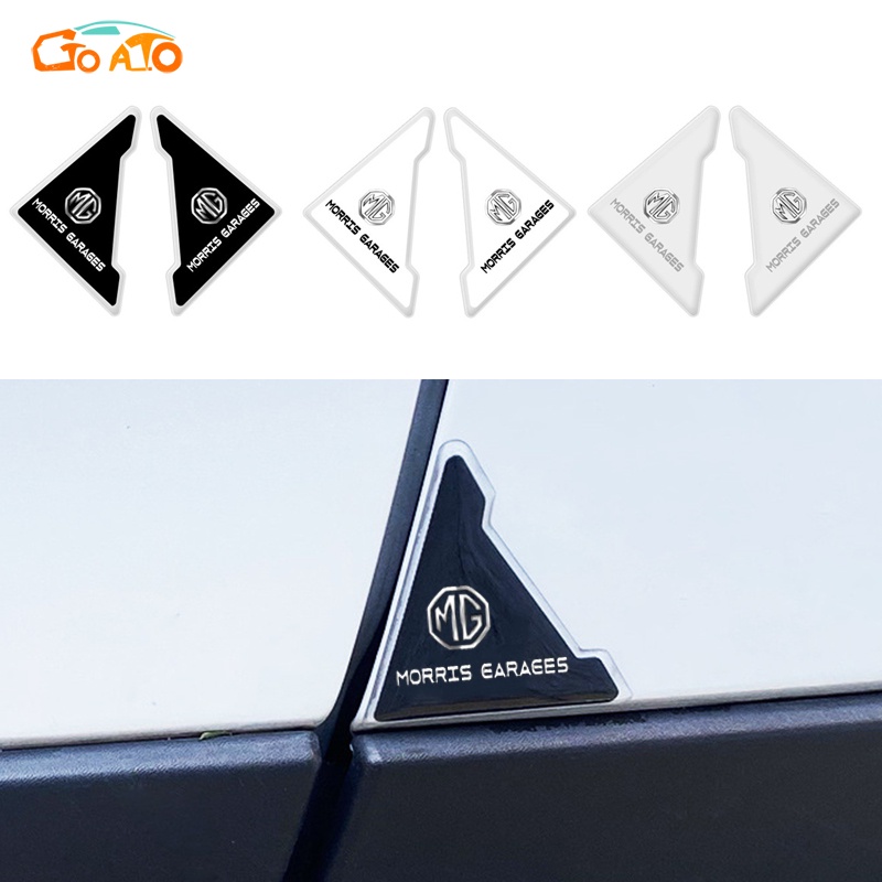 GTIOATO 2 ชิ้น กันรอยประตูรถยนต์ สติ๊กเกอร์ติดรถ สำหรับ MG MG4 ZS EP HS EXTENDER