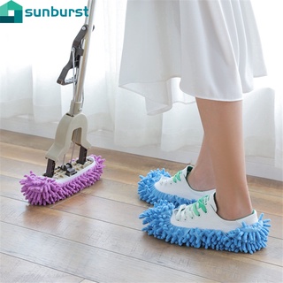 1Pc Chenille Reusable Shoes Cover,Cleaning Microfiber Lazy Floor Slippers,Replaceable Cleaning Dust Mop