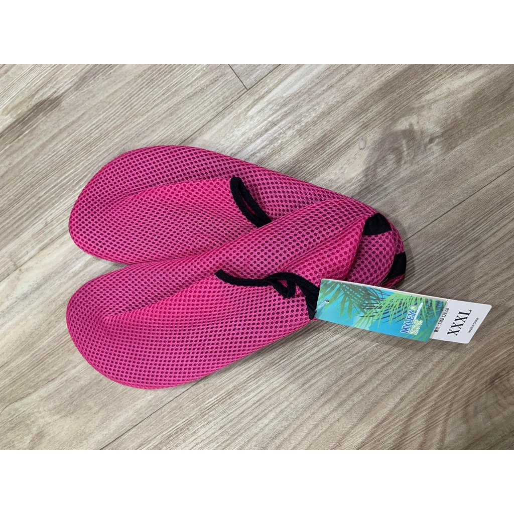 ผู้ขาย SG❤️รองเท้า Snorkelling สีชมพู ใหม่ล่าสุด ไซส์ 44 XXXL