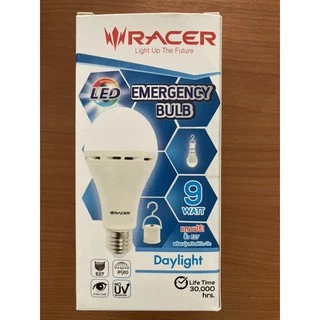 หลอดไฟฉุกเฉิน LED EMERGENCY BULB A70 9วัตต์ แสงสีขาว ขั้วE27(6500K) (แถมฟรี!! ขั้วE27 พร้อมปุ่มสวิตซ์เปิด-ปิด)